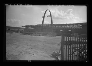 Primary view of object titled '[Construction of the Westcliff Shopping Center]'.