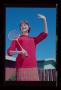 Thumbnail image of item number 1 in: '[Photograph of Carol Williams with a badminton racket]'.