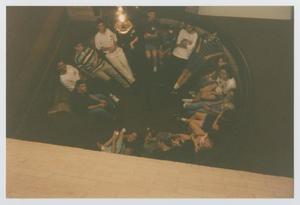 Primary view of object titled '[Photograph of TAMS students sitting in a circle]'.