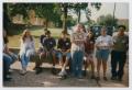Primary view of [Photograph of TAMS students near a bench]