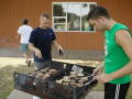 Photograph: [DIVA members grilling food]