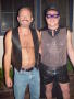 Photograph: [Donny Perry and guest in costumes at Halloween party]
