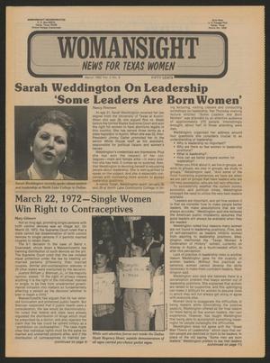 Womansight: News for North Texas Women, Volume 2, Number 9, March 1982