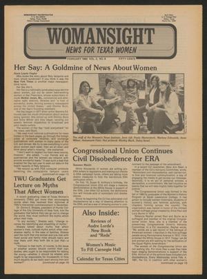 Womansight: News for North Texas Women, Volume 2, Number 8, February 1982