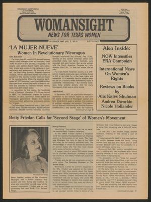 Primary view of object titled 'Womansight: News for North Texas Women, Vol. 2, No. 6, December 1981'.
