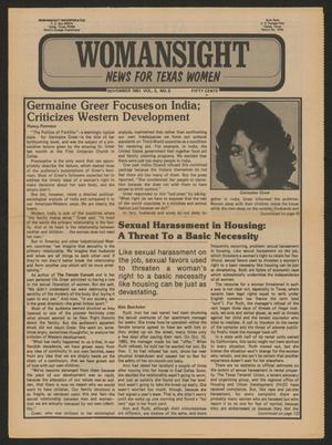 Primary view of object titled 'Womansight: News for North Texas Women, Volume 2, Number 5, November 1981'.