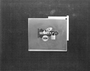 Primary view of object titled '[Security Poster]'.