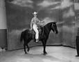 Photograph: [Linda on horseback]