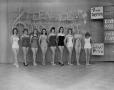 Photograph: [Group of girls in swimsuits on the set of Teen-Age Downbeat]