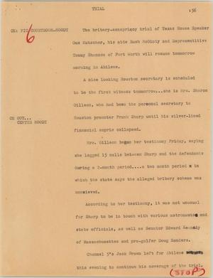 Primary view of object titled '[News Script: Trial]'.