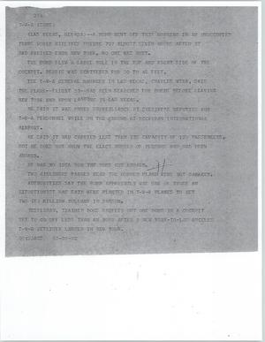 Primary view of object titled '[News Script: TWA (TOPS)]'.