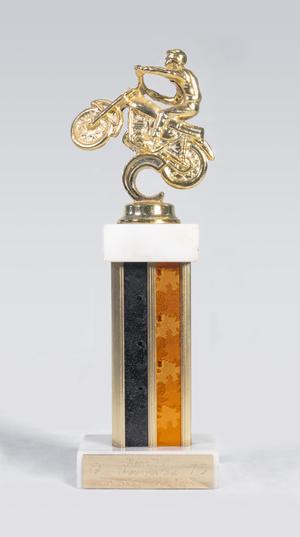 Primary view of object titled '[1975 Flying W trophy]'.