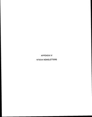Primary view of object titled 'Appendix 4, NTIEVA Newsletters [Volume 3, Numbers 1 & 2, 1992]'.
