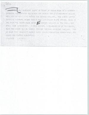 Primary view of object titled '[News Script: American party of Texas lawsuit]'.