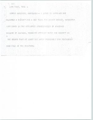 Primary view of object titled '[News Script: New Bremer trial rejected]'.