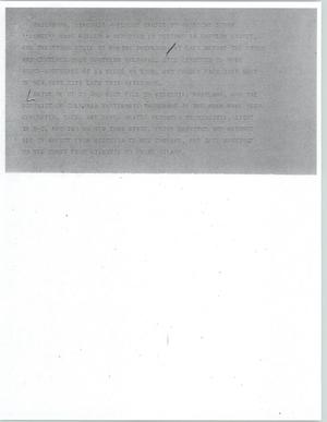 Primary view of object titled '[News Script: Agnes floods]'.
