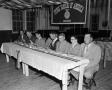 Primary view of [Doc Rhuman seated at FFA Boys banquet]