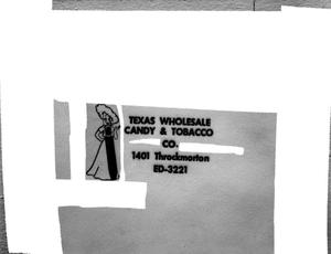 Primary view of object titled '[Texas Wholesale Candy & Tobacco Co.]'.