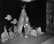 Primary view of [Girl wearing American Indian costume on Bewley Barn Dance]