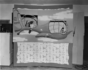 Primary view of object titled '[See Saw Zoo characters in plane]'.