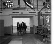 Photograph: [Horse-drawn carriage coming into the WBAP studio]