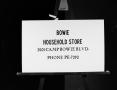 Photograph: [Slide for Bowie Household Store]
