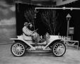 Thumbnail image of item number 1 in: '[Ann Alden in old car]'.