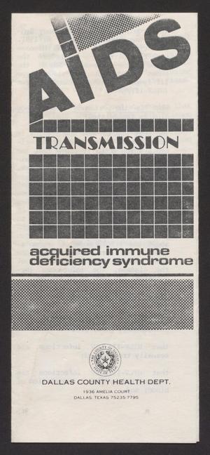 Primary view of object titled 'AIDS Transmission'.