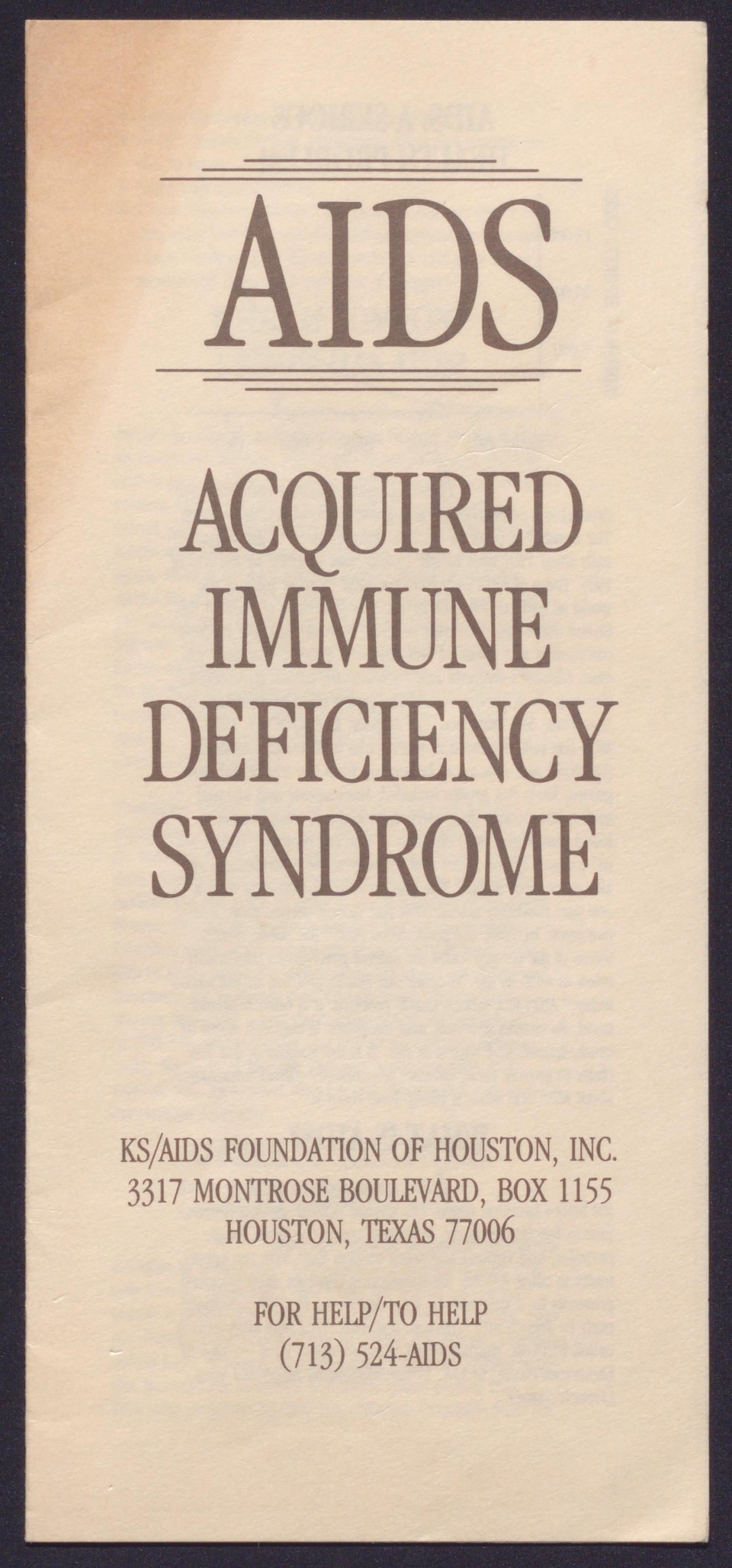 is autoimmune deficiency aids