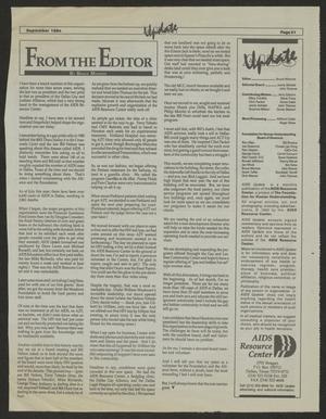 Primary view of object titled 'From the editor, September and August 1994'.