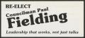 Pamphlet: [Paul Fielding promotional pamphlet]
