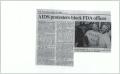 Thumbnail image of item number 1 in: '[Clipping: AIDS protesters block FDA offices]'.