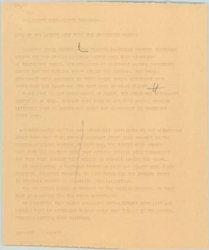 Primary view of object titled '[News Script: Houston Space Center / Moscow]'.