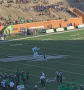 Primary view of [Albino Squirrel Mascot at UNT Home Football Game]