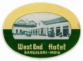 Thumbnail image of item number 1 in: '[West End hotel luggage decal]'.