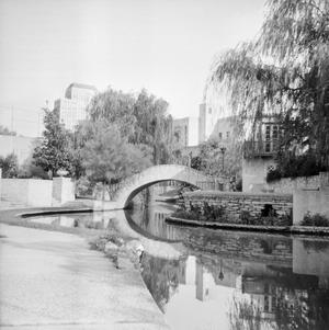 Primary view of object titled '[Rosita's Bridge on the San Antonio River Walk, 2]'.