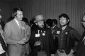 Photograph: [Photograph of Frank Healer and others at KXAS Party]