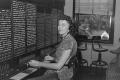 Photograph: [Photograph of a switchboard operator]