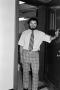Primary view of [Bernie Tamayo at a doorway at KXAS]
