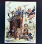 Photograph: [Photograph of a caricature drawing of Don Harris, Jim Baker, and Dic…