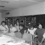 Photograph: [NTSU students in a control room]