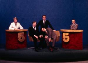 Primary view of object titled '[6 O'Clock Channel 5 news team, 6]'.