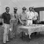 Photograph: [Five men at the Country Gold barbecue]