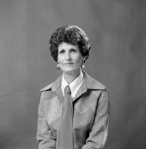 Primary view of [Photograph of Doris Stiles Williams posing in a jacket and necktie]