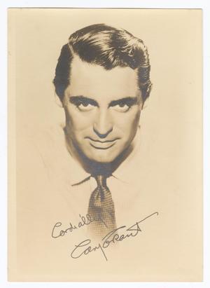 Primary view of object titled '[Portrait of Cary Grant]'.
