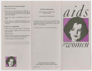 A booklet with three panels. The panel on the left has two sections of text. After a space, a graphic of a women is seen at the bottom. The middle panel is titled More Information. The panel on the right is the cover page.