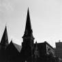 Photograph: [Photograph of a church with two steeples, 2]