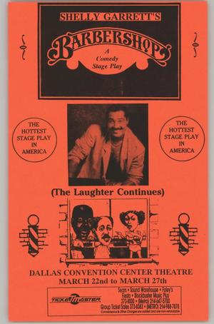 Primary view of object titled '[Flyer for Shelly Garrett's Barbershop]'.