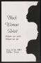 Pamphlet: [Program for Black Woman Artist]