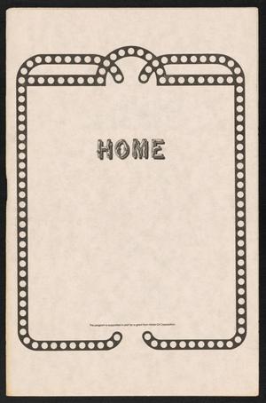 Primary view of object titled '[Program: Home]'.